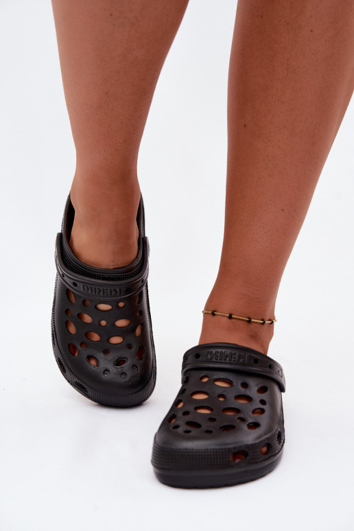 Zuecos ligeros negros para mujeres Parker