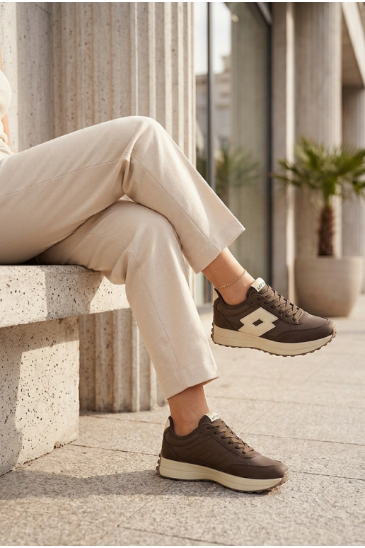 Zapatillas de mujer LOTTO 2401930U CALENTO Chocolate