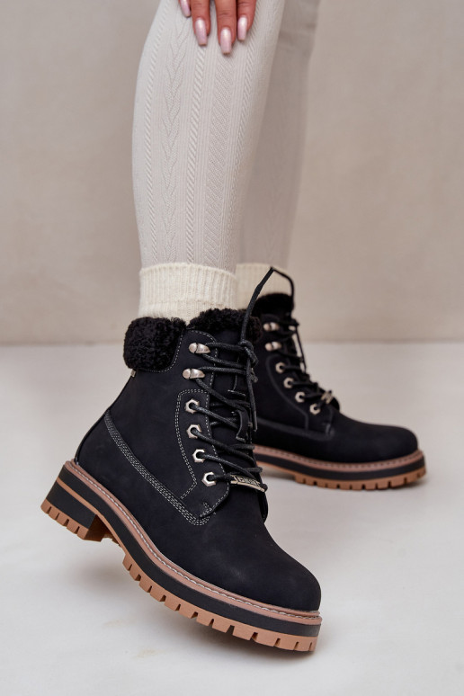 Botas aisladas para mujer en color negro Big Star OO274A287