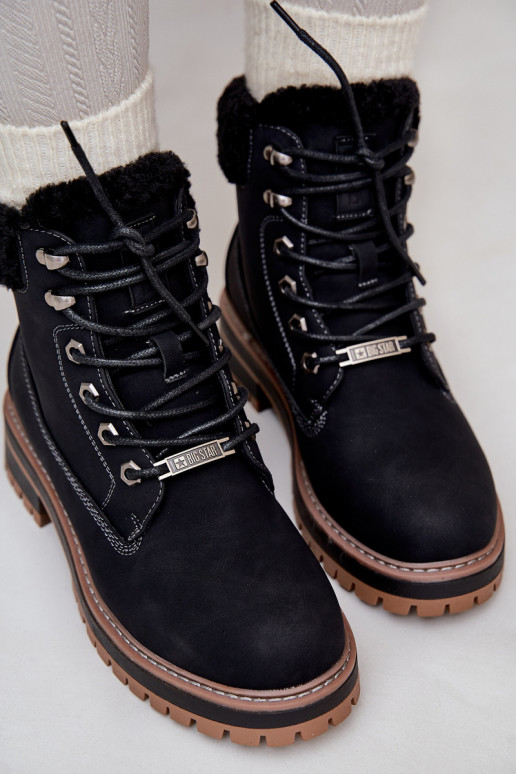Botas aisladas para mujer en color negro Big Star OO274A287