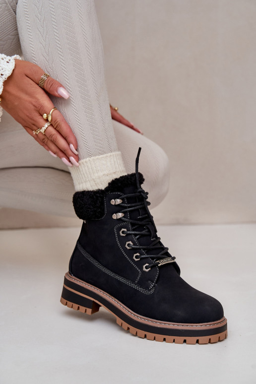 Botas aisladas para mujer en color negro Big Star OO274A287