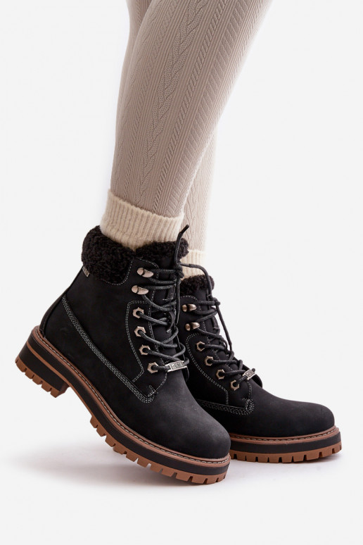 Botas aisladas para mujer en color negro Big Star OO274A287