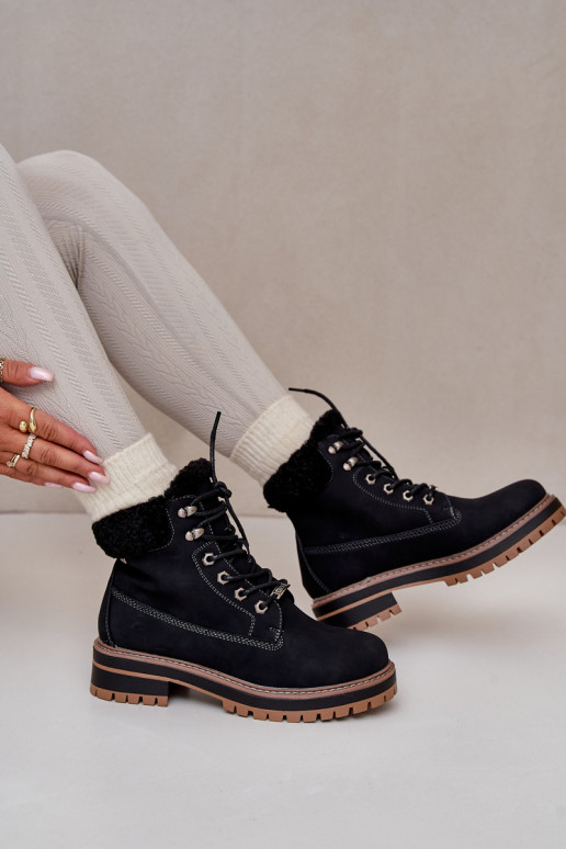 Botas aisladas para mujer en color negro Big Star OO274A287