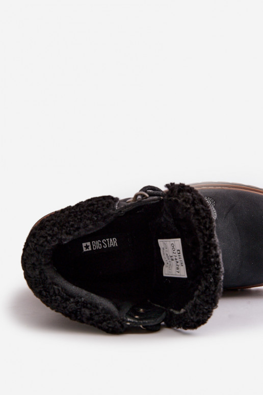 Botas aisladas para mujer en color negro Big Star OO274A287