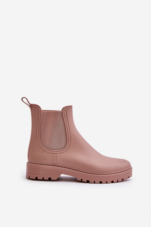 Botas de goma para mujer con inserciones elásticas en rosa Ciariel