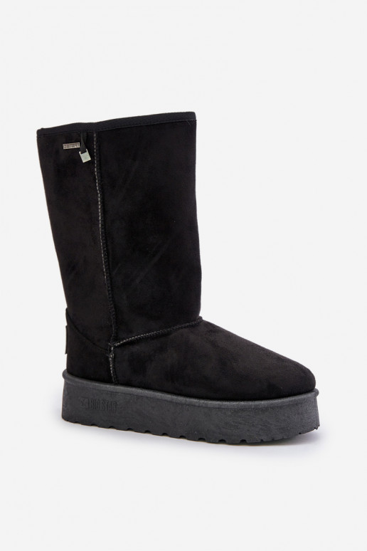 Botas de nieve altas negras con plataforma Big Star OO274895