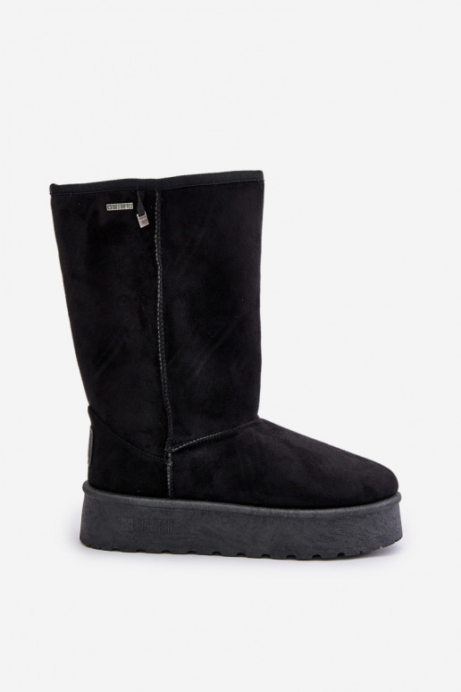 Botas de nieve altas negras con plataforma Big Star OO274895
