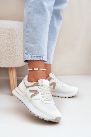 Zapatillas de mujer en cuero sintético color arena Berieta 2