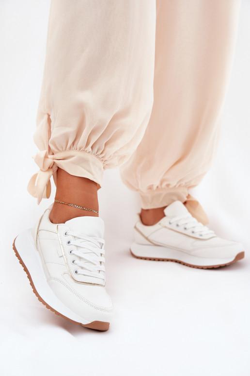 Zapatillas de mujer con plataforma en blanco Nevliese