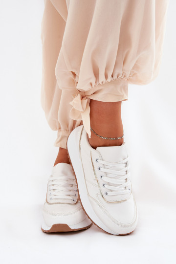 Zapatillas de mujer con plataforma en blanco Nevliese 2
