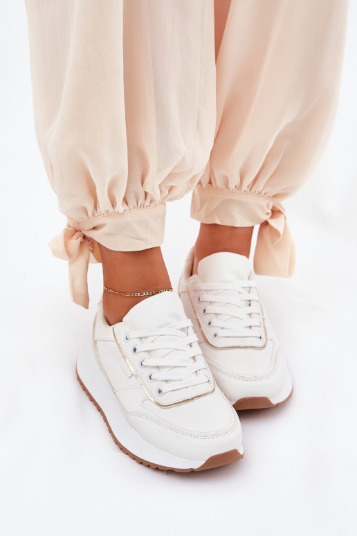Zapatillas de mujer con plataforma en blanco Nevliese
