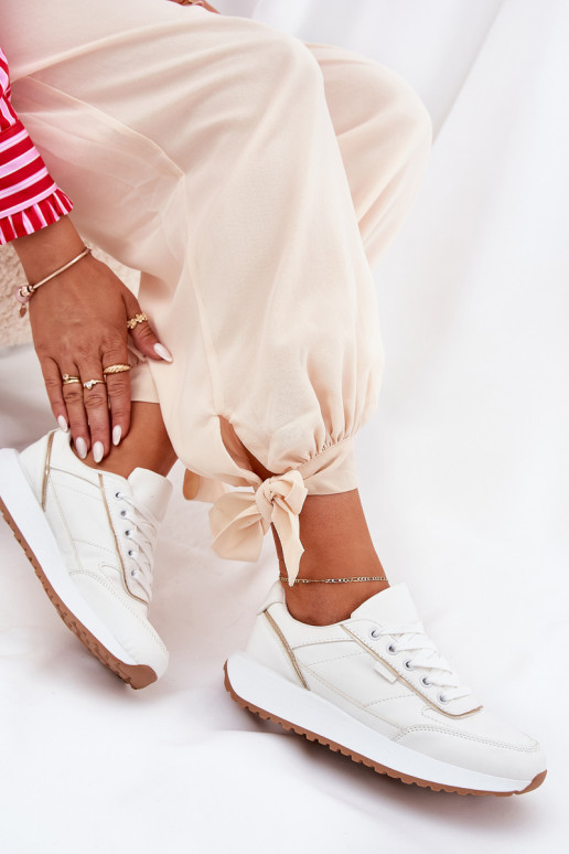 Zapatillas de mujer con plataforma en blanco Nevliese