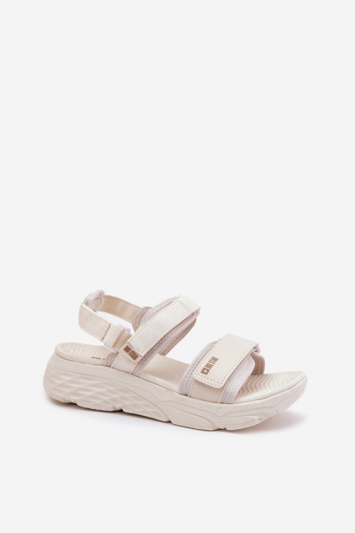 sandalias deportivas de mujer con plataforma color arena Big Star RR274A076