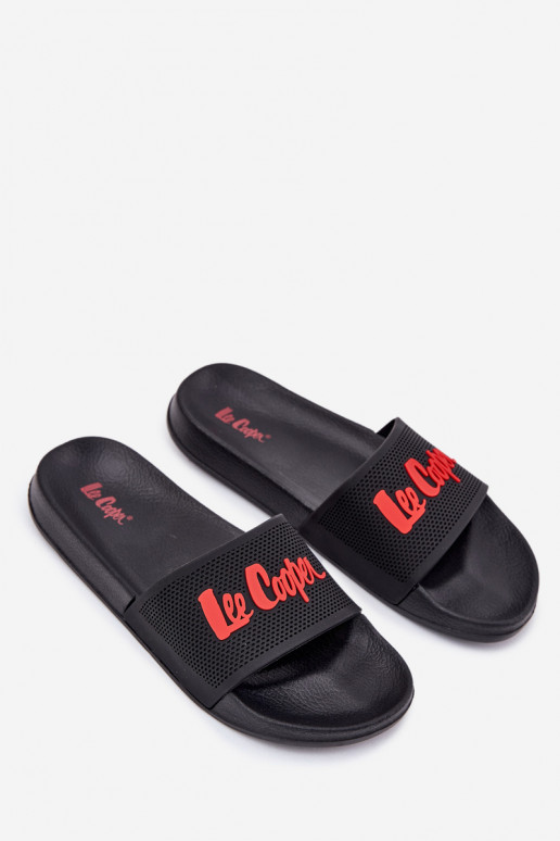 chanclas para hombres negras Lee Cooper LCIN-25-07-3526M