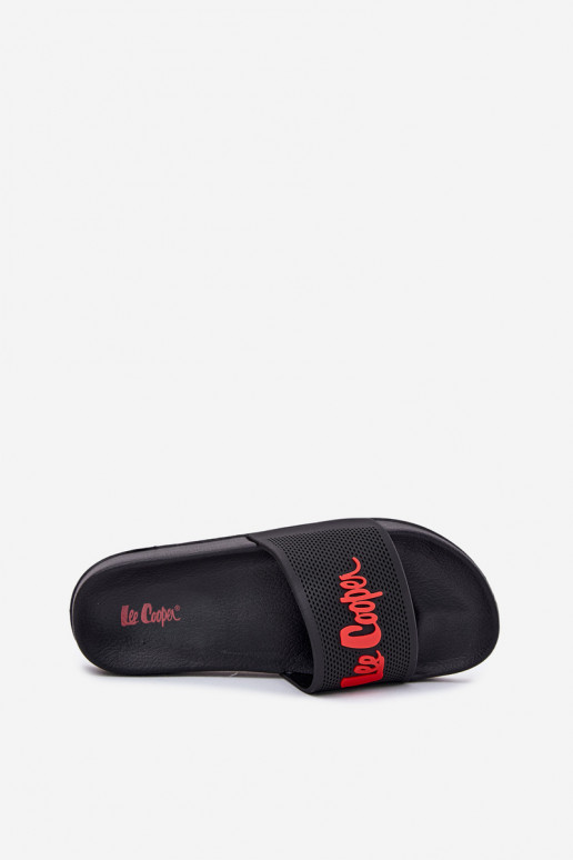 chanclas para hombres negras Lee Cooper LCIN-25-07-3526M