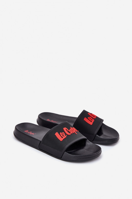 chanclas para hombres negras Lee Cooper LCIN-25-07-3526M