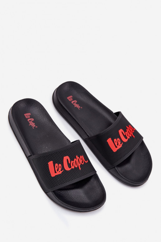 chanclas para hombres negras Lee Cooper LCIN-25-07-3526M