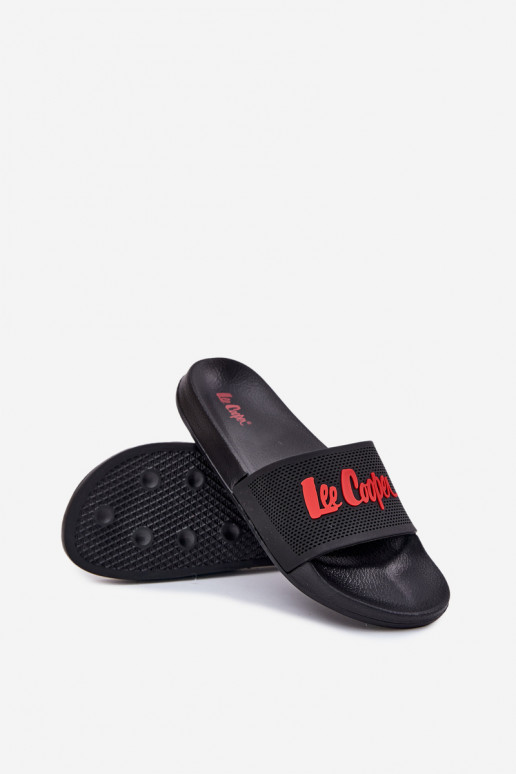 chanclas para hombres negras Lee Cooper LCIN-25-07-3526M