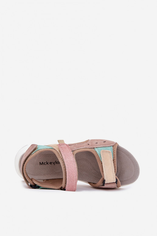 sandalias deportivas de mujer color arena McKeylor 95347