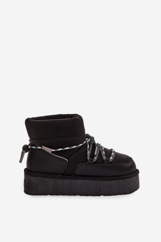 Botas de nieve negras con plataforma D.Franklin DFSH371015