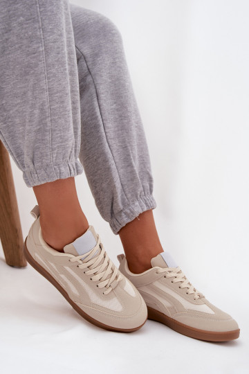 Zapatillas beige para mujer modelo Hanelor