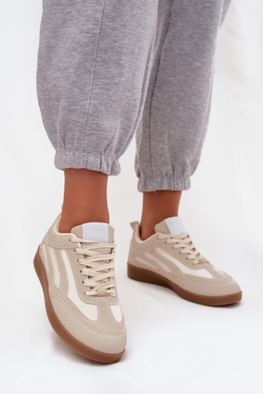 Zapatillas beige para mujer modelo Hanelor