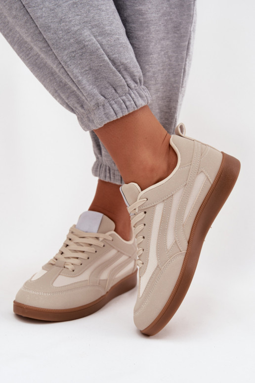 Zapatillas beige para mujer modelo Hanelor