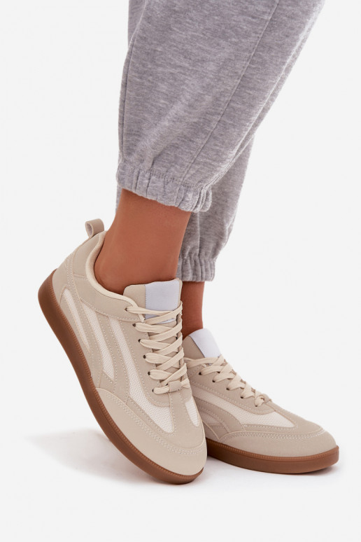 Zapatillas beige para mujer modelo Hanelor