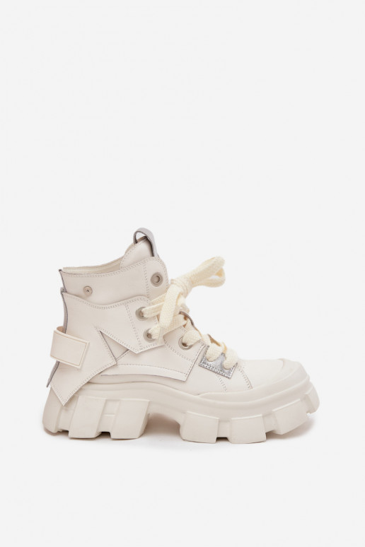 Botines deportivos aislantes blancos GOE SS2N4055