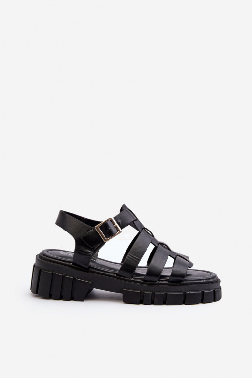 Sandalias de mujer en negro Rosarose