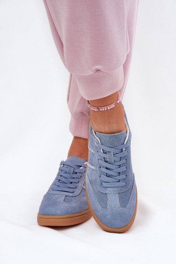 Zapatillas de mujer azules de ante Paliana 2