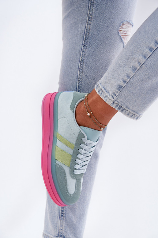 Zapatillas azules con plataforma Ovivene