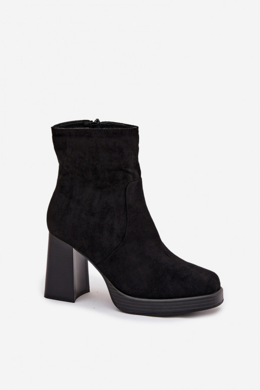Botines de mujer en negro Pavinne