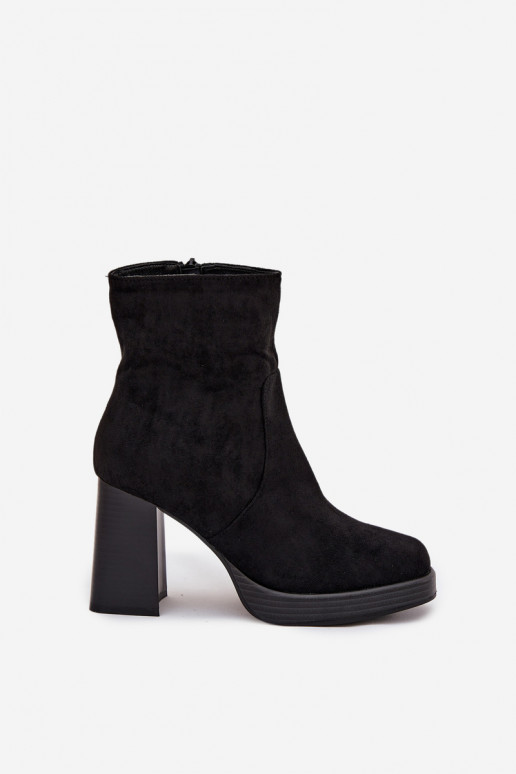 Botines de mujer en negro Pavinne