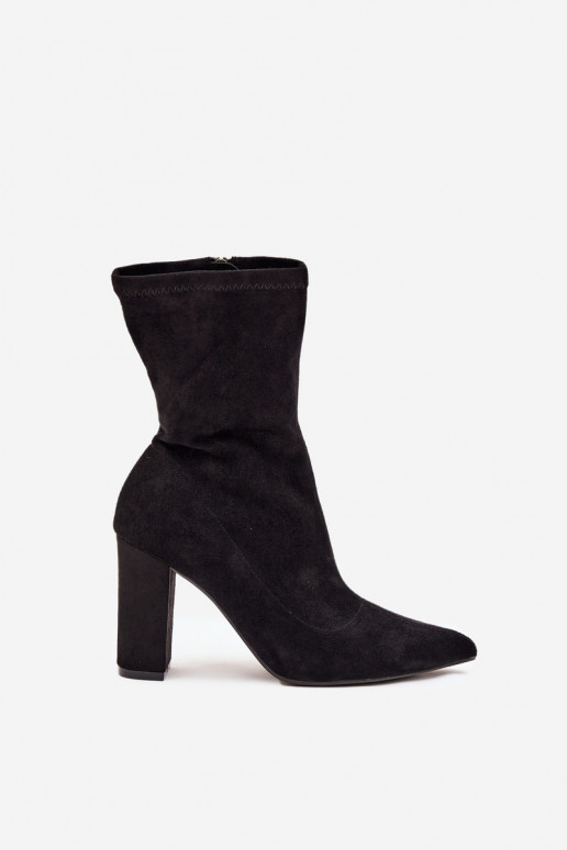 Botines de mujer con inserciones negras Rosivelle