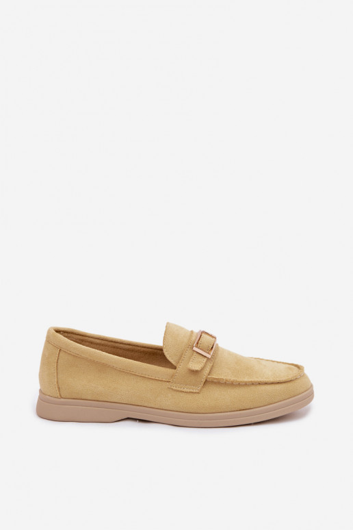 Mocasines amarillos para mujer con hebillas Belinae
