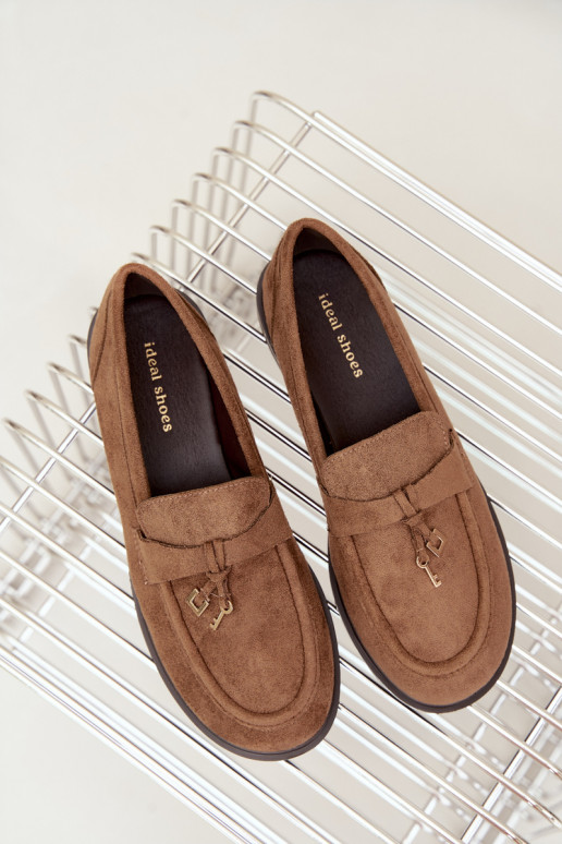 mocasines para mujer de ante sintético marrones Raylie