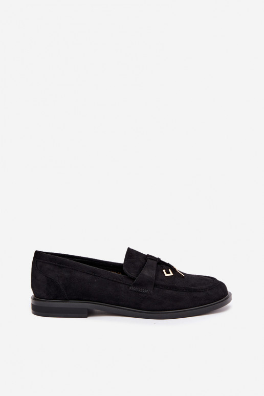 mocasines para mujer de ante sintético negros Raylie