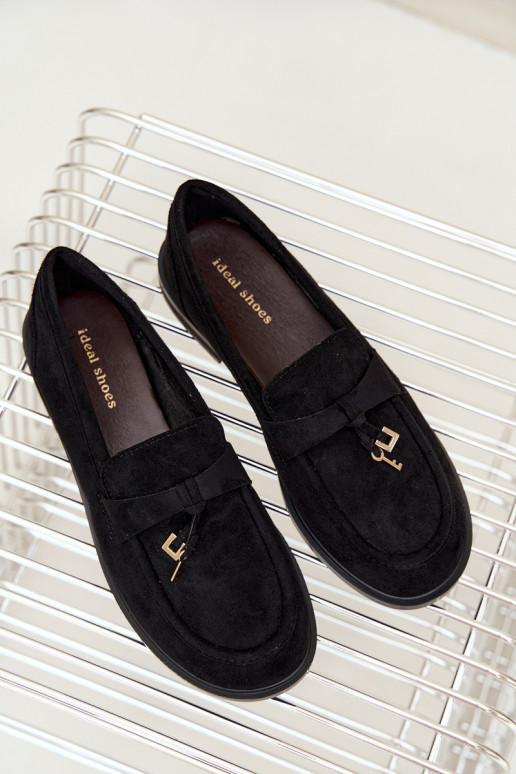 mocasines para mujer de ante sintético negros Raylie