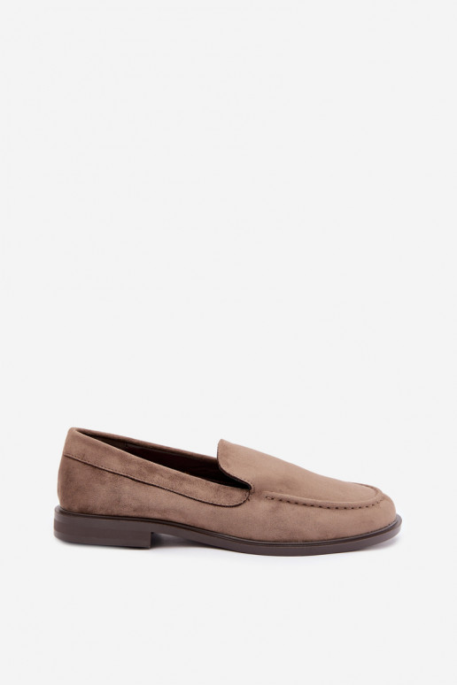 Mocasines para mujer de ante sintético, color arcilla Laisie