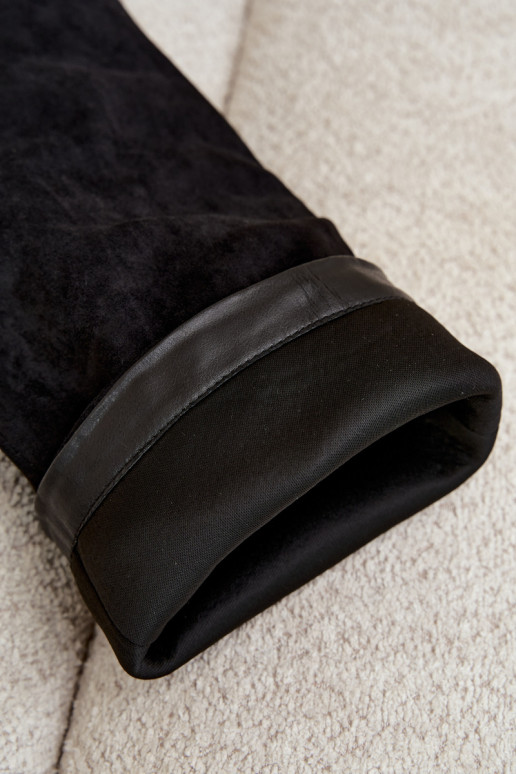 Botas altas negras de slip-on con tacones y punta afilada Blenia