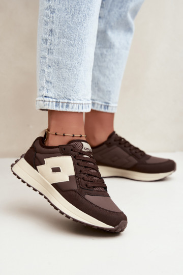 Zapatillas de mujer LOTTO 2401930U CALENTO Chocolate 2