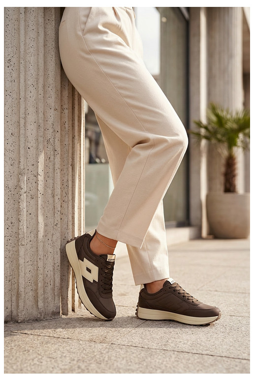 Zapatillas de mujer LOTTO 2401930U CALENTO Chocolate