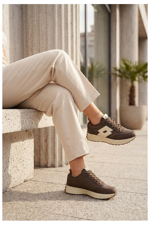 Zapatillas de mujer LOTTO 2401930U CALENTO Chocolate