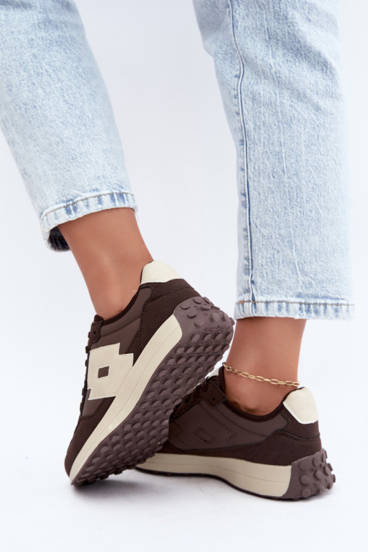 Zapatillas de mujer LOTTO 2401930U CALENTO Chocolate