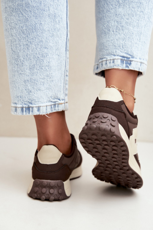 Zapatillas de mujer LOTTO 2401930U CALENTO Chocolate