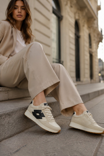 Zapatillas de mujer LOTTO 2401930U CALENTO en blanco atenuado