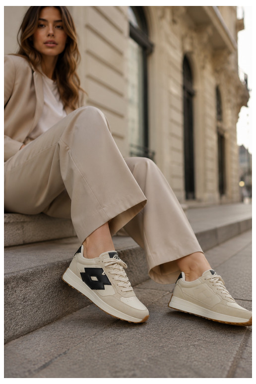 Zapatillas de mujer LOTTO 2401930U CALENTO en blanco atenuado