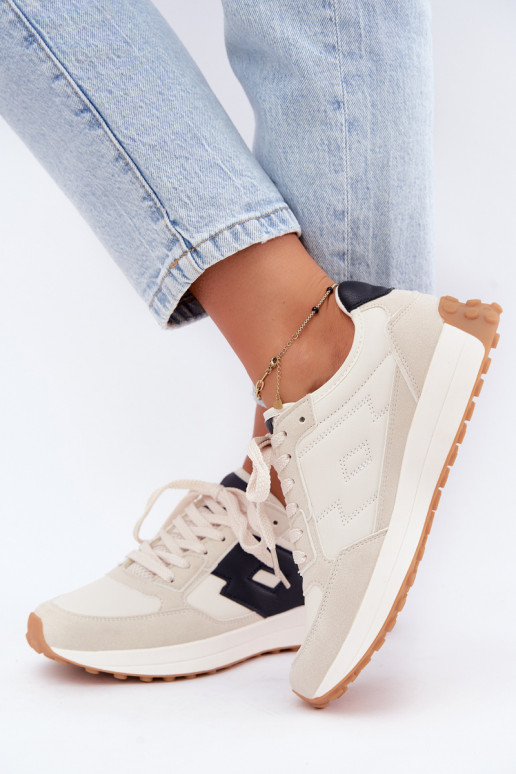 Zapatillas de mujer LOTTO 2401930U CALENTO en blanco atenuado