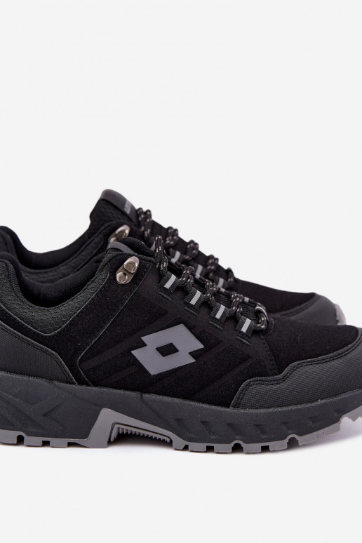 Zapatos de senderismo para hombre en negro LOTTO 2400290U KETCHAM